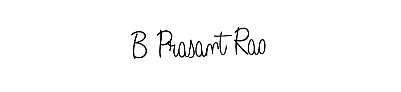 Create a beautiful signature design for name B Prasant Rao. With this signature (Angelique-Rose-font-FFP) fonts, you can make a handwritten signature for free. B Prasant Rao signature style 5 images and pictures png