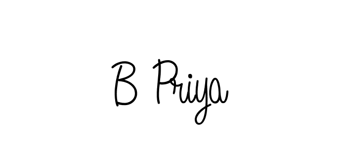 Similarly Angelique-Rose-font-FFP is the best handwritten signature design. Signature creator online .You can use it as an online autograph creator for name B Priya. B Priya signature style 5 images and pictures png