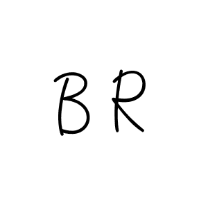 Design your own signature with our free online signature maker. With this signature software, you can create a handwritten (Angelique-Rose-font-FFP) signature for name B R. B R signature style 5 images and pictures png