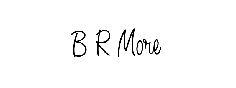 This is the best signature style for the B R More name. Also you like these signature font (Angelique-Rose-font-FFP). Mix name signature. B R More signature style 5 images and pictures png