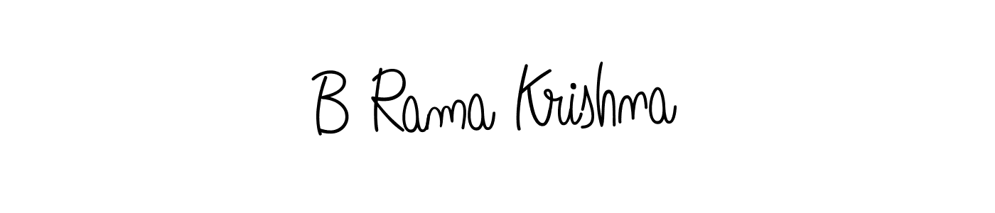 Once you've used our free online signature maker to create your best signature Angelique-Rose-font-FFP style, it's time to enjoy all of the benefits that B Rama Krishna name signing documents. B Rama Krishna signature style 5 images and pictures png