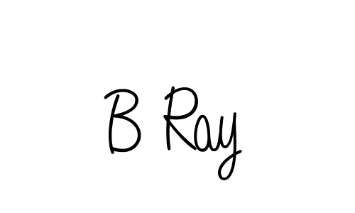 B Ray stylish signature style. Best Handwritten Sign (Angelique-Rose-font-FFP) for my name. Handwritten Signature Collection Ideas for my name B Ray. B Ray signature style 5 images and pictures png