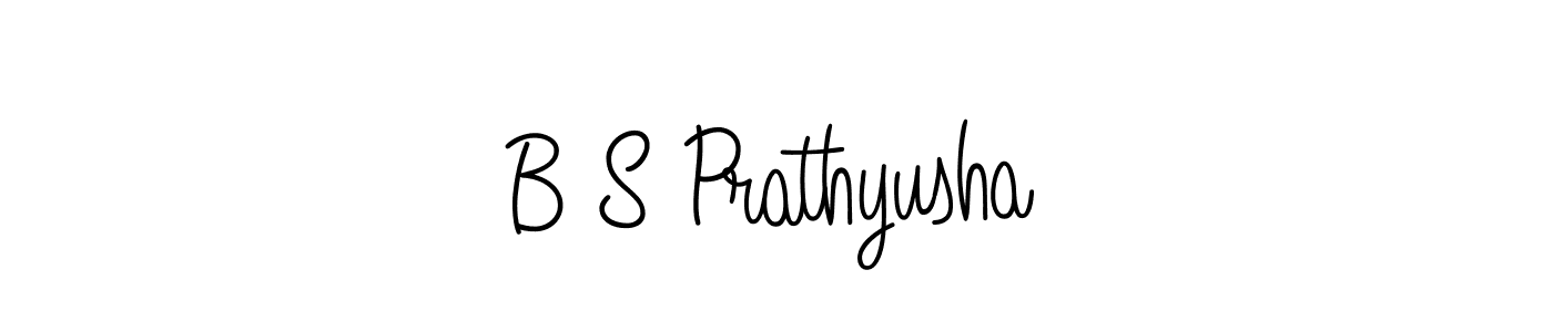 Make a short B S Prathyusha signature style. Manage your documents anywhere anytime using Angelique-Rose-font-FFP. Create and add eSignatures, submit forms, share and send files easily. B S Prathyusha signature style 5 images and pictures png