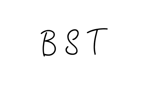 Use a signature maker to create a handwritten signature online. With this signature software, you can design (Angelique-Rose-font-FFP) your own signature for name B S T. B S T signature style 5 images and pictures png