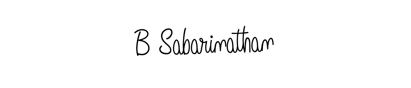 Make a short B Sabarinathan signature style. Manage your documents anywhere anytime using Angelique-Rose-font-FFP. Create and add eSignatures, submit forms, share and send files easily. B Sabarinathan signature style 5 images and pictures png