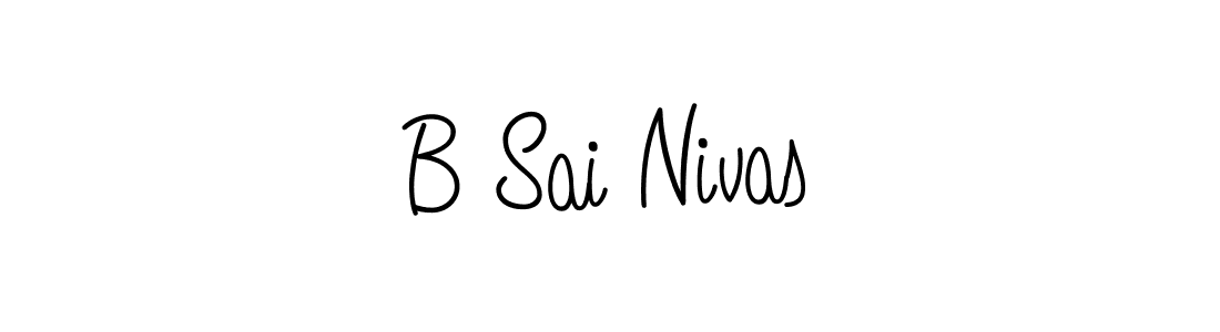 You can use this online signature creator to create a handwritten signature for the name B Sai Nivas. This is the best online autograph maker. B Sai Nivas signature style 5 images and pictures png