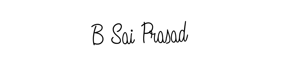 How to make B Sai Prasad signature? Angelique-Rose-font-FFP is a professional autograph style. Create handwritten signature for B Sai Prasad name. B Sai Prasad signature style 5 images and pictures png