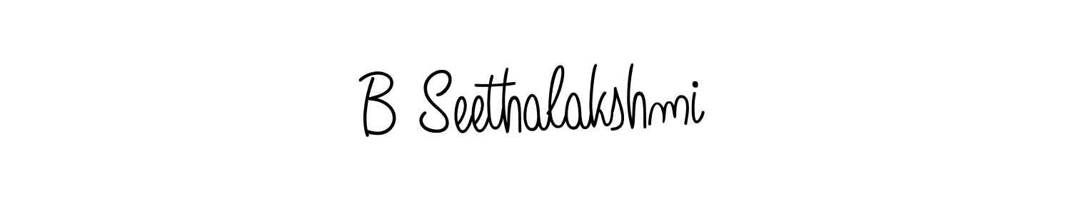 if you are searching for the best signature style for your name B Seethalakshmi. so please give up your signature search. here we have designed multiple signature styles  using Angelique-Rose-font-FFP. B Seethalakshmi signature style 5 images and pictures png