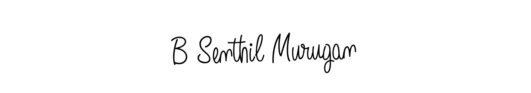 Create a beautiful signature design for name B Senthil Murugan. With this signature (Angelique-Rose-font-FFP) fonts, you can make a handwritten signature for free. B Senthil Murugan signature style 5 images and pictures png