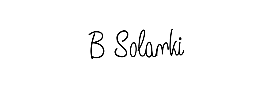 Also we have B Solanki name is the best signature style. Create professional handwritten signature collection using Angelique-Rose-font-FFP autograph style. B Solanki signature style 5 images and pictures png