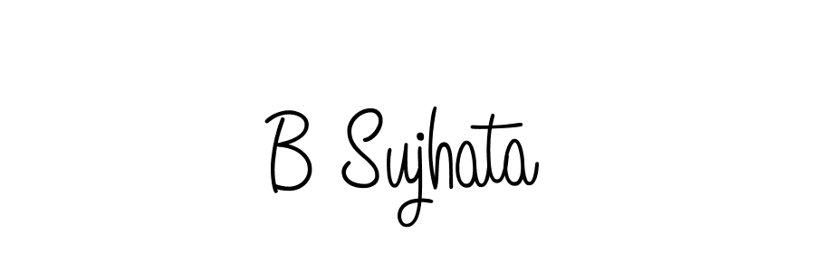 Make a short B Sujhata signature style. Manage your documents anywhere anytime using Angelique-Rose-font-FFP. Create and add eSignatures, submit forms, share and send files easily. B Sujhata signature style 5 images and pictures png