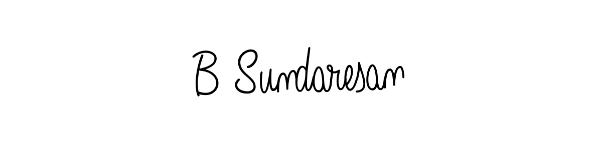Also You can easily find your signature by using the search form. We will create B Sundaresan name handwritten signature images for you free of cost using Angelique-Rose-font-FFP sign style. B Sundaresan signature style 5 images and pictures png