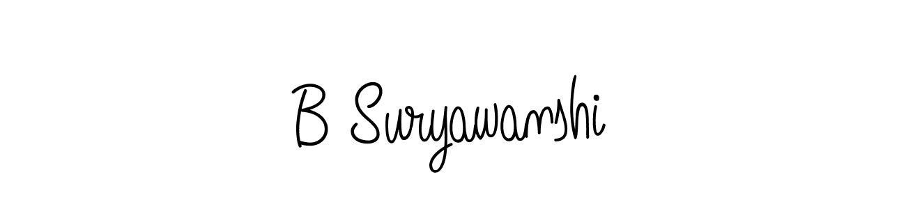 It looks lik you need a new signature style for name B Suryawanshi. Design unique handwritten (Angelique-Rose-font-FFP) signature with our free signature maker in just a few clicks. B Suryawanshi signature style 5 images and pictures png