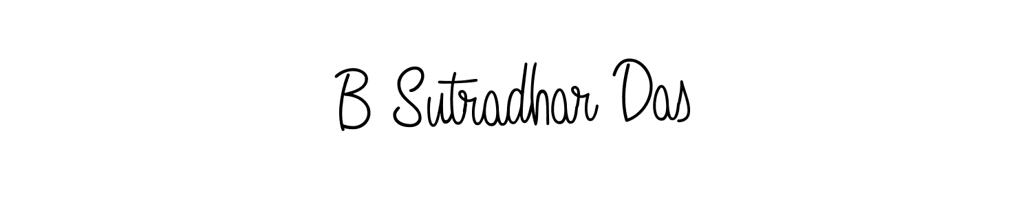 Use a signature maker to create a handwritten signature online. With this signature software, you can design (Angelique-Rose-font-FFP) your own signature for name B Sutradhar Das. B Sutradhar Das signature style 5 images and pictures png