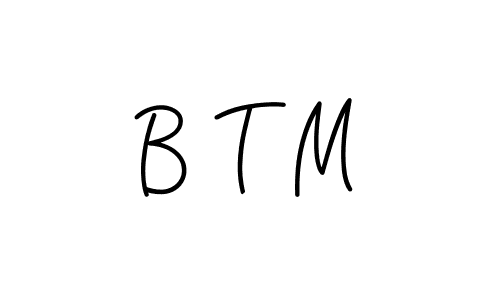 Also we have B T M name is the best signature style. Create professional handwritten signature collection using Angelique-Rose-font-FFP autograph style. B T M signature style 5 images and pictures png