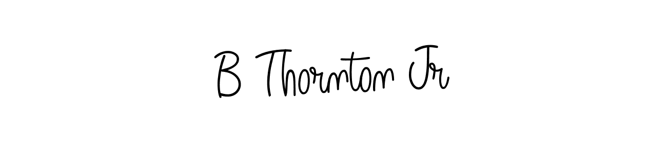 Use a signature maker to create a handwritten signature online. With this signature software, you can design (Angelique-Rose-font-FFP) your own signature for name B Thornton Jr. B Thornton Jr signature style 5 images and pictures png