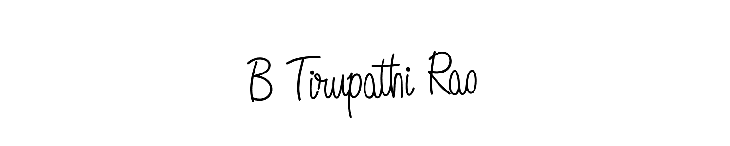How to Draw B Tirupathi Rao signature style? Angelique-Rose-font-FFP is a latest design signature styles for name B Tirupathi Rao. B Tirupathi Rao signature style 5 images and pictures png