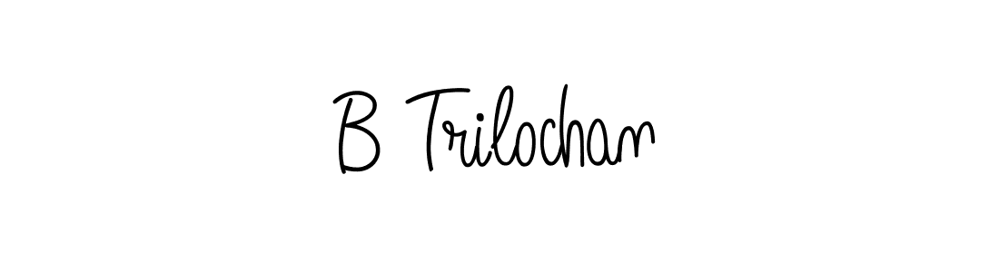 Once you've used our free online signature maker to create your best signature Angelique-Rose-font-FFP style, it's time to enjoy all of the benefits that B Trilochan name signing documents. B Trilochan signature style 5 images and pictures png