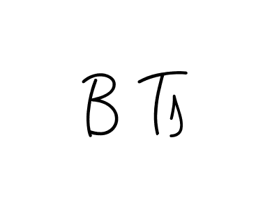 Also we have B Ts name is the best signature style. Create professional handwritten signature collection using Angelique-Rose-font-FFP autograph style. B Ts signature style 5 images and pictures png
