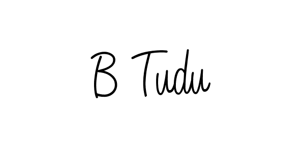 This is the best signature style for the B Tudu name. Also you like these signature font (Angelique-Rose-font-FFP). Mix name signature. B Tudu signature style 5 images and pictures png