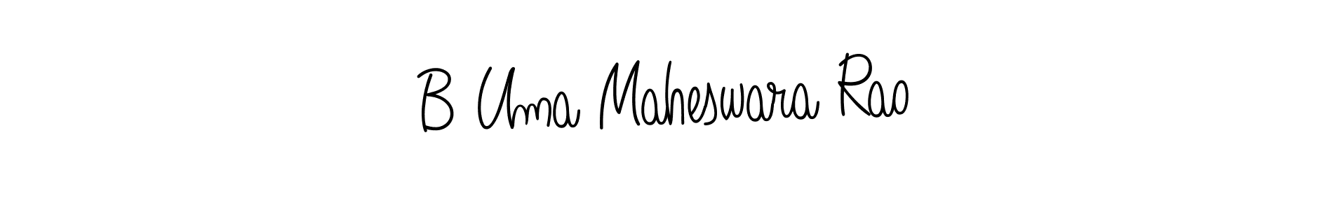 How to Draw B Uma Maheswara Rao signature style? Angelique-Rose-font-FFP is a latest design signature styles for name B Uma Maheswara Rao. B Uma Maheswara Rao signature style 5 images and pictures png