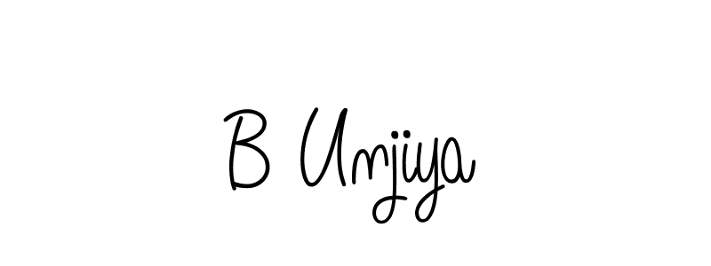 Similarly Angelique-Rose-font-FFP is the best handwritten signature design. Signature creator online .You can use it as an online autograph creator for name B Unjiya. B Unjiya signature style 5 images and pictures png