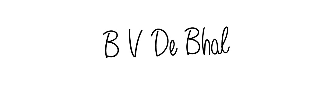 Here are the top 10 professional signature styles for the name B V De Bhal. These are the best autograph styles you can use for your name. B V De Bhal signature style 5 images and pictures png
