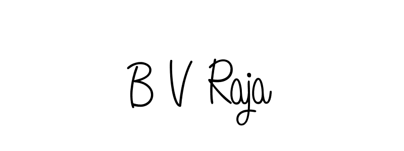 if you are searching for the best signature style for your name B V Raja. so please give up your signature search. here we have designed multiple signature styles  using Angelique-Rose-font-FFP. B V Raja signature style 5 images and pictures png
