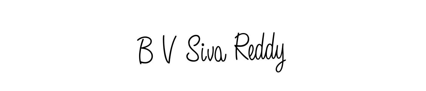 Best and Professional Signature Style for B V Siva Reddy. Angelique-Rose-font-FFP Best Signature Style Collection. B V Siva Reddy signature style 5 images and pictures png