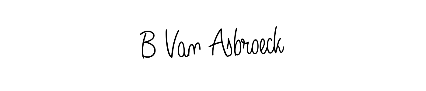 Similarly Angelique-Rose-font-FFP is the best handwritten signature design. Signature creator online .You can use it as an online autograph creator for name B Van Asbroeck. B Van Asbroeck signature style 5 images and pictures png