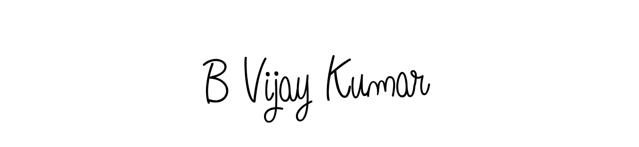 How to Draw B Vijay Kumar signature style? Angelique-Rose-font-FFP is a latest design signature styles for name B Vijay Kumar. B Vijay Kumar signature style 5 images and pictures png