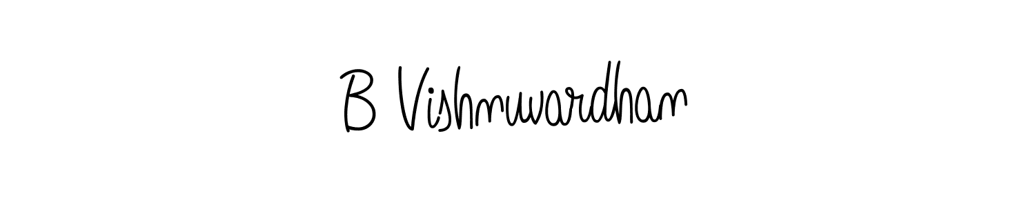 How to Draw B Vishnuvardhan signature style? Angelique-Rose-font-FFP is a latest design signature styles for name B Vishnuvardhan. B Vishnuvardhan signature style 5 images and pictures png