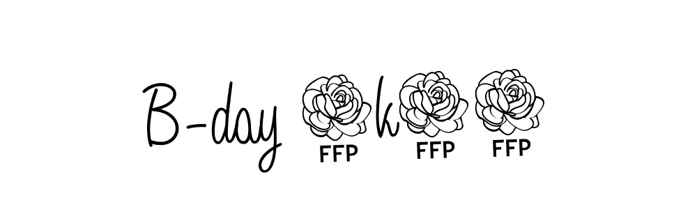 if you are searching for the best signature style for your name B-day 2k23. so please give up your signature search. here we have designed multiple signature styles  using Angelique-Rose-font-FFP. B-day 2k23 signature style 5 images and pictures png
