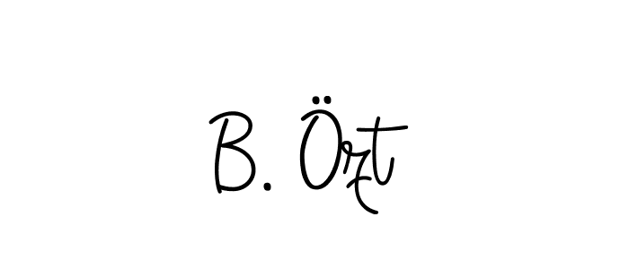 How to Draw B. Özt signature style? Angelique-Rose-font-FFP is a latest design signature styles for name B. Özt. B. Özt signature style 5 images and pictures png