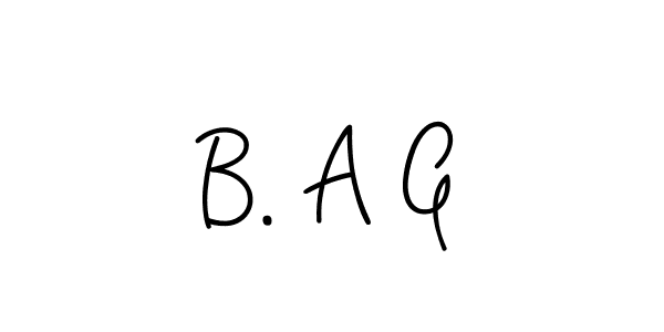 if you are searching for the best signature style for your name B. A G. so please give up your signature search. here we have designed multiple signature styles  using Angelique-Rose-font-FFP. B. A G signature style 5 images and pictures png