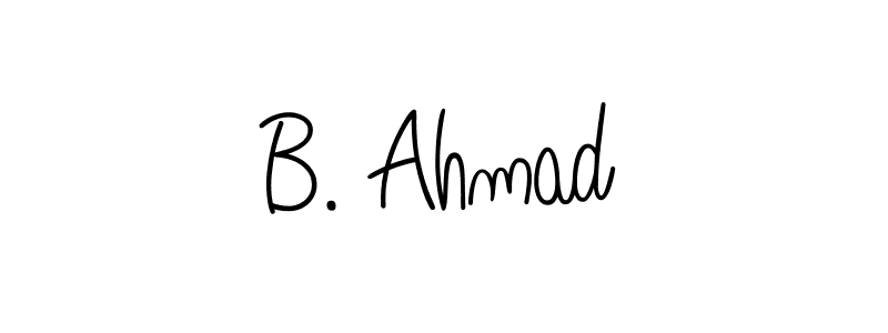 Make a short B. Ahmad signature style. Manage your documents anywhere anytime using Angelique-Rose-font-FFP. Create and add eSignatures, submit forms, share and send files easily. B. Ahmad signature style 5 images and pictures png