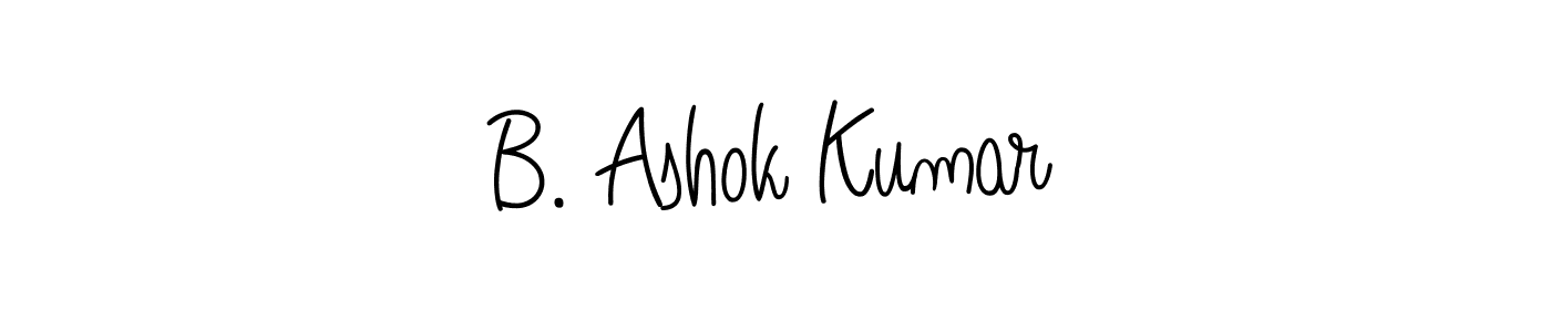 Also You can easily find your signature by using the search form. We will create B. Ashok Kumar name handwritten signature images for you free of cost using Angelique-Rose-font-FFP sign style. B. Ashok Kumar signature style 5 images and pictures png