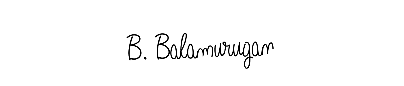 Make a beautiful signature design for name B. Balamurugan. Use this online signature maker to create a handwritten signature for free. B. Balamurugan signature style 5 images and pictures png