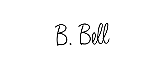 How to Draw B. Bell signature style? Angelique-Rose-font-FFP is a latest design signature styles for name B. Bell. B. Bell signature style 5 images and pictures png