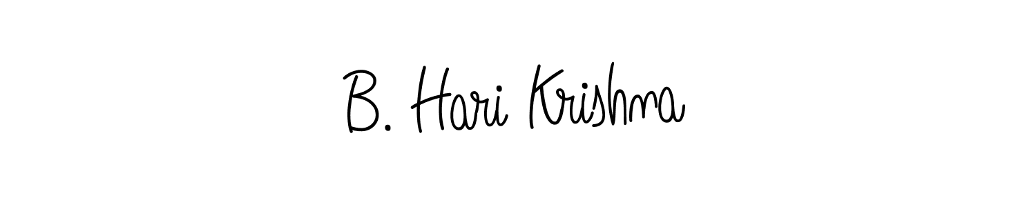 How to make B. Hari Krishna signature? Angelique-Rose-font-FFP is a professional autograph style. Create handwritten signature for B. Hari Krishna name. B. Hari Krishna signature style 5 images and pictures png