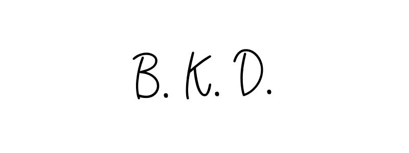 Once you've used our free online signature maker to create your best signature Angelique-Rose-font-FFP style, it's time to enjoy all of the benefits that B. K. D. name signing documents. B. K. D. signature style 5 images and pictures png