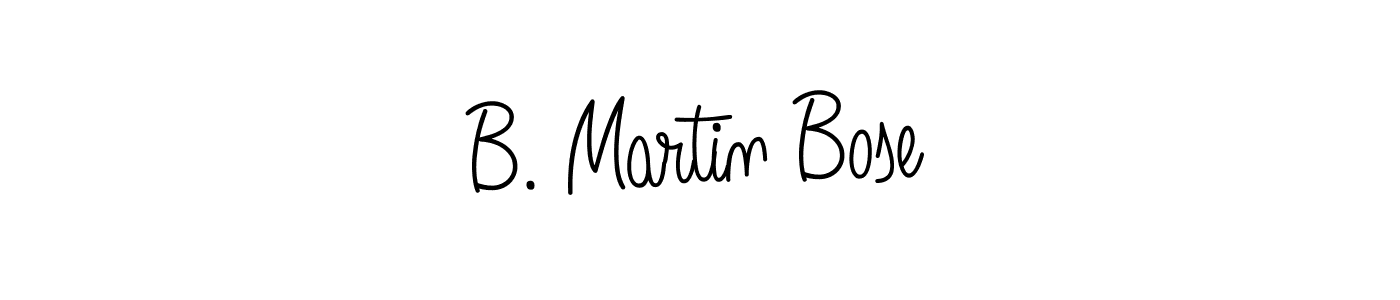Best and Professional Signature Style for B. Martin Bose. Angelique-Rose-font-FFP Best Signature Style Collection. B. Martin Bose signature style 5 images and pictures png
