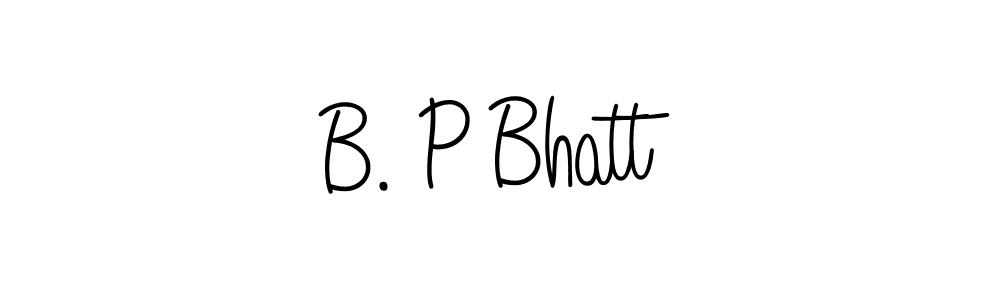 How to Draw B. P Bhatt signature style? Angelique-Rose-font-FFP is a latest design signature styles for name B. P Bhatt. B. P Bhatt signature style 5 images and pictures png