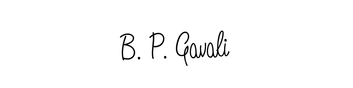 Also we have B. P. Gavali name is the best signature style. Create professional handwritten signature collection using Angelique-Rose-font-FFP autograph style. B. P. Gavali signature style 5 images and pictures png