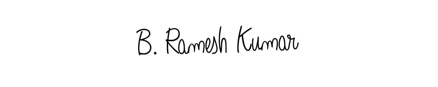 Make a beautiful signature design for name B. Ramesh Kumar. Use this online signature maker to create a handwritten signature for free. B. Ramesh Kumar signature style 5 images and pictures png