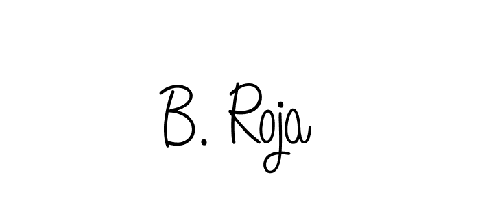 Once you've used our free online signature maker to create your best signature Angelique-Rose-font-FFP style, it's time to enjoy all of the benefits that B. Roja name signing documents. B. Roja signature style 5 images and pictures png