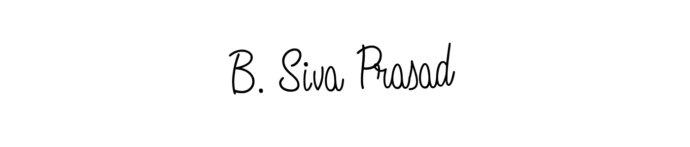 How to Draw B. Siva Prasad signature style? Angelique-Rose-font-FFP is a latest design signature styles for name B. Siva Prasad. B. Siva Prasad signature style 5 images and pictures png