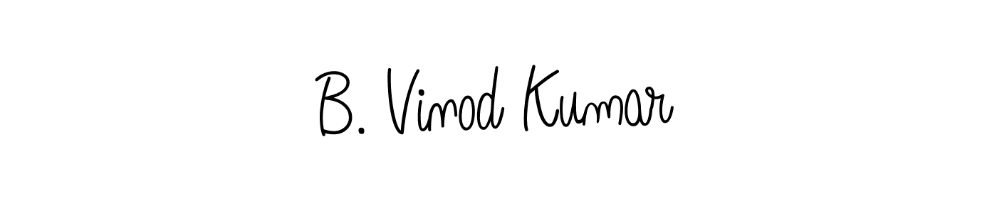 This is the best signature style for the B. Vinod Kumar name. Also you like these signature font (Angelique-Rose-font-FFP). Mix name signature. B. Vinod Kumar signature style 5 images and pictures png