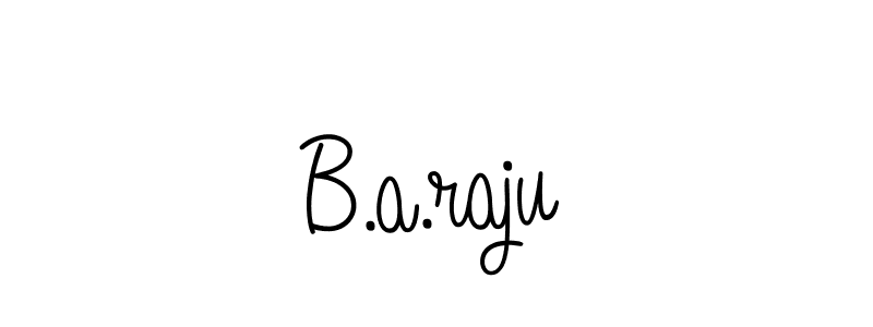 Design your own signature with our free online signature maker. With this signature software, you can create a handwritten (Angelique-Rose-font-FFP) signature for name B.a.raju. B.a.raju signature style 5 images and pictures png