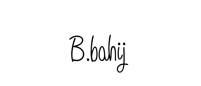 How to Draw B.bahij signature style? Angelique-Rose-font-FFP is a latest design signature styles for name B.bahij. B.bahij signature style 5 images and pictures png